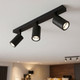Ceiling Spotlight Elegant 3 Light Rail Marine Grade IP44 Black Ceiling Spotlight Elegant 3 Light Rail Marine Grade IP44 Black